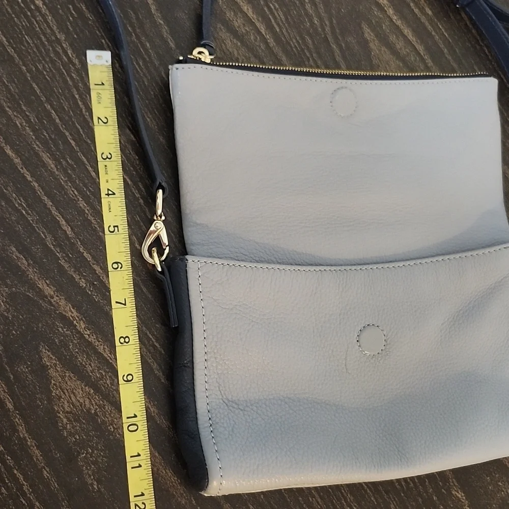 KATE SPADE NEW YORK Color Block Block Gray Tan Classic Crossbody - Picture 4 of 14